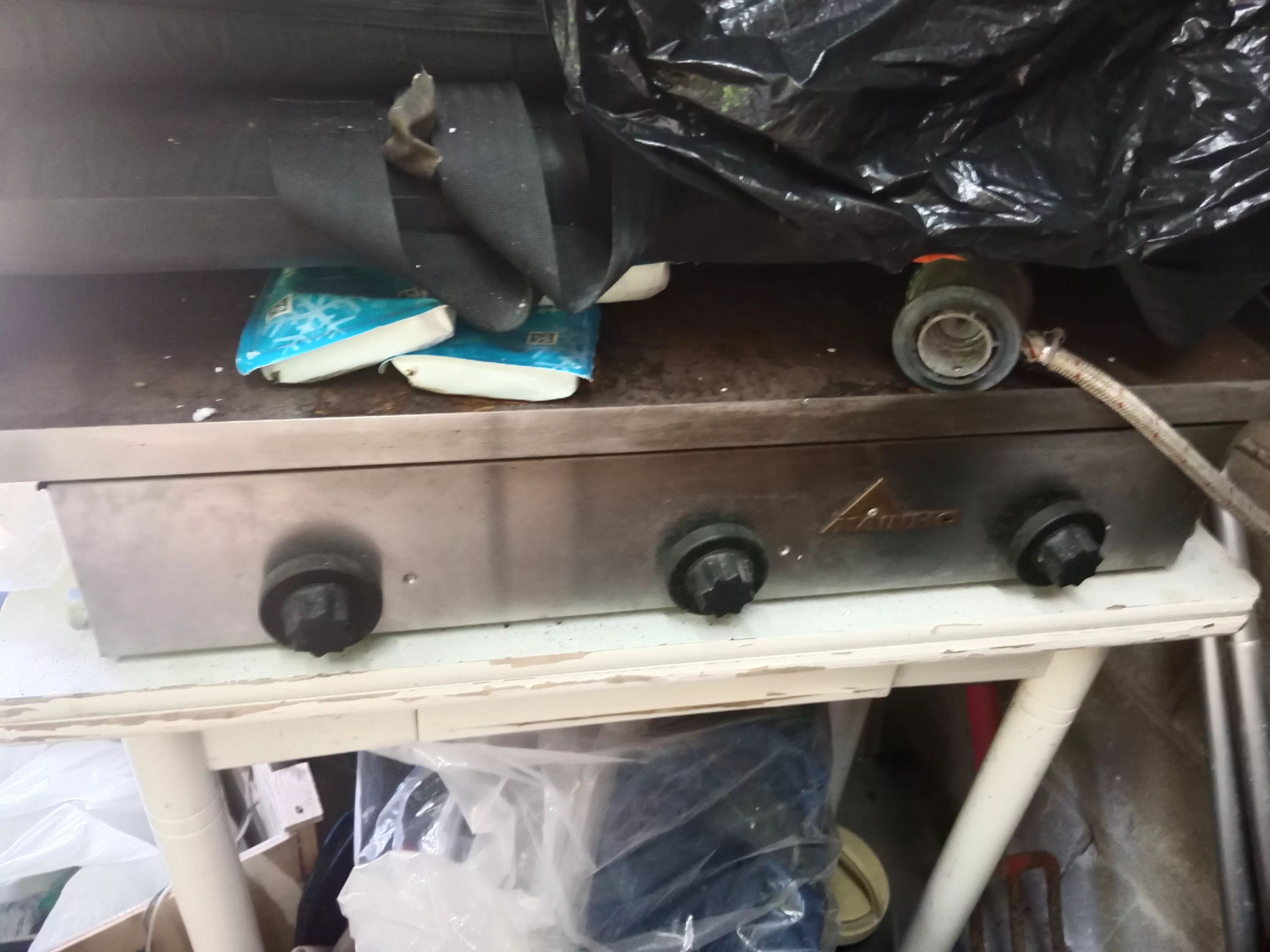 Plancha  profesional a gas